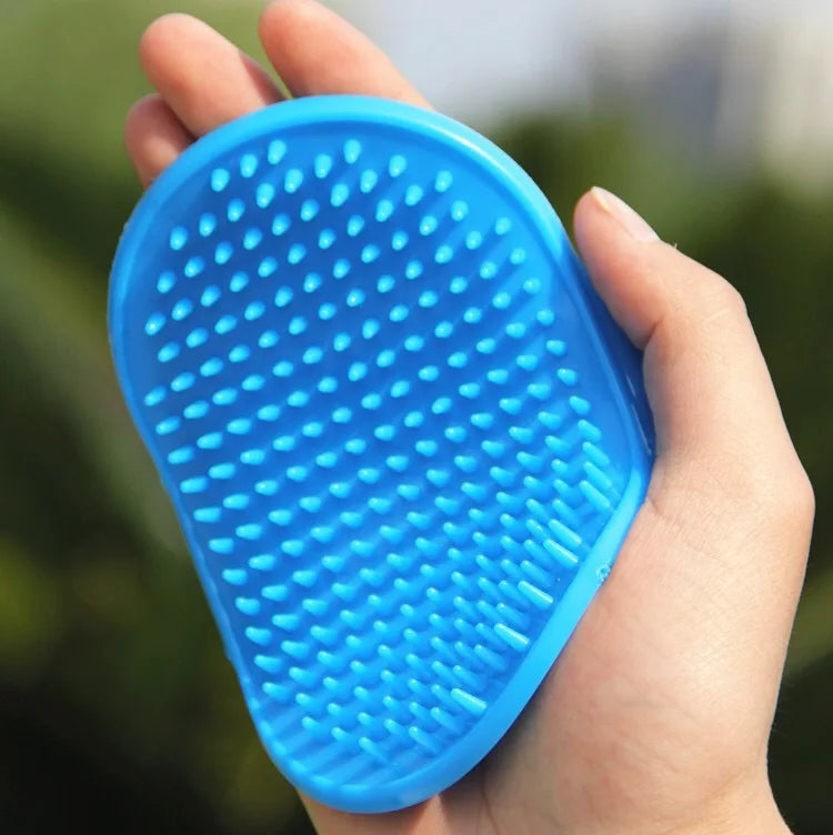 Pets Silicone Washing Glove Dog Cat Bath Brush Comb Rubber Glove Hair Grooming Massaging Kitchen Cleaning Gloves