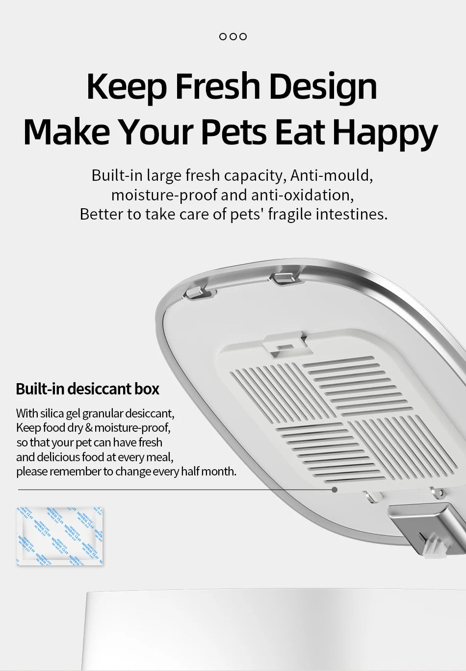 ROJECO 4L Automatic Pet Feeder Button Version Auto Cat Food Dispenser Accessories Smart Control Pet Feeder For Cats Dog Dry Food