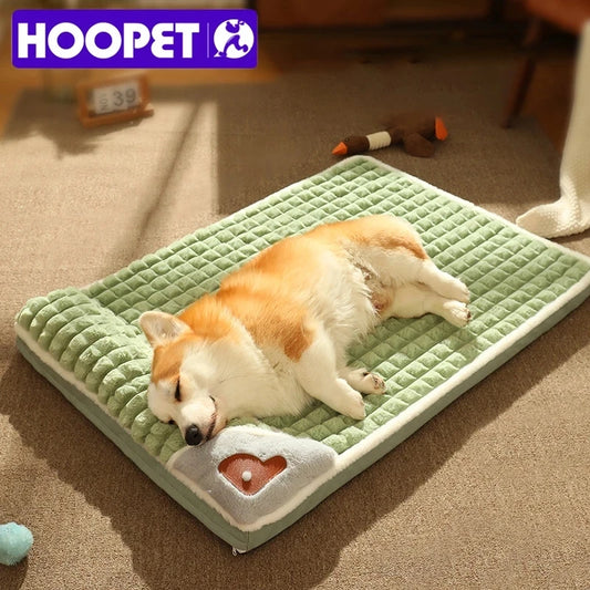HOOPET VIP Link Dog Sofa Bed Pet Warm Nest Calming Bed Washable Soft Cat Blanket Sleeping Mat Pet Supplies