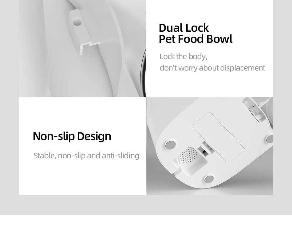 ROJECO 4L Automatic Pet Feeder Button Version Auto Cat Food Dispenser Accessories Smart Control Pet Feeder For Cats Dog Dry Food
