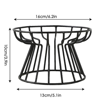 1 Set Pet Ceramic Bowl Iron Rack Cat Food Snacks Canned Plate Anti-Black Chin Anti-Turning Water Does Not Leak Easy To Eat